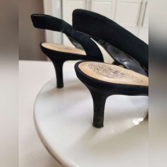 Vincent Camuto Suede Sling Back Sandals - Size 10 - Picture 3 of 6